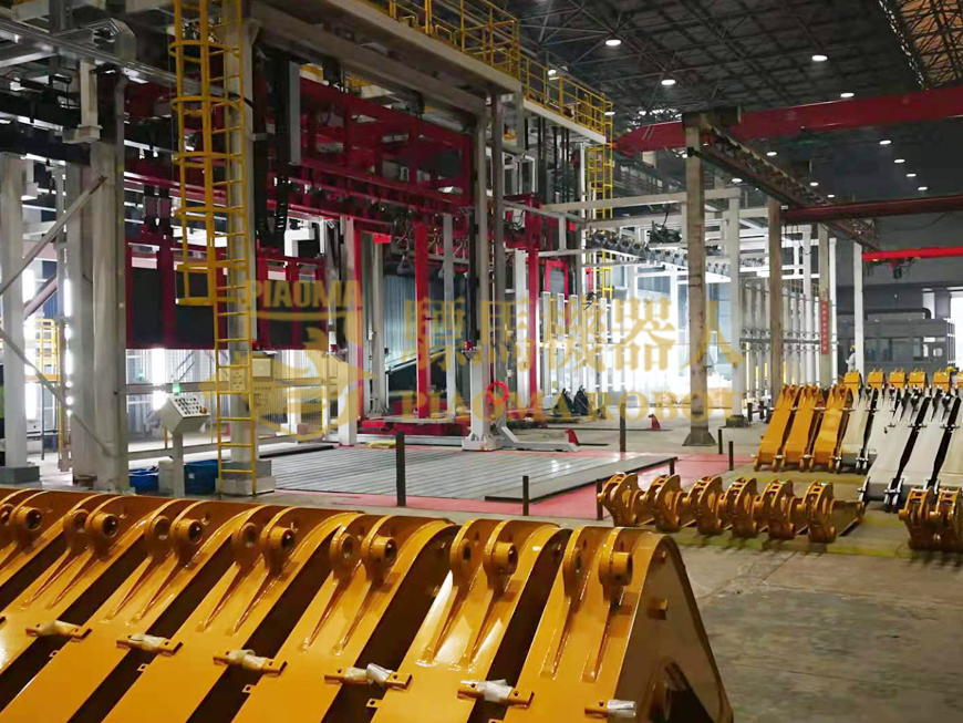 Kunshan Sany Small Excavation Parts Coating Equipment